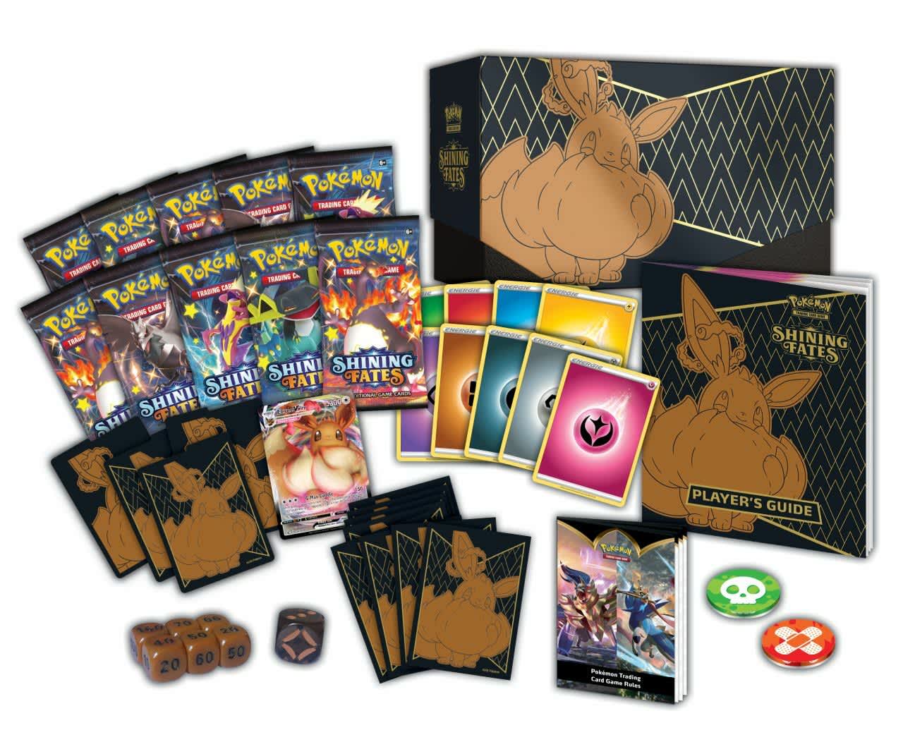 Pokemon TCG Shining Fates - Elite Trainer Box – Complete Trainer Kit with Accessories