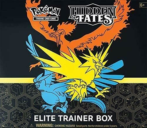 Pokemon TCG Hidden - Fates Elite Trainer Box – Complete Trainer Kit with Accessories