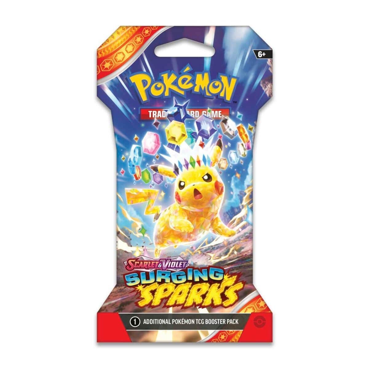 Pokemon TCG Surging Sparks Sleeved - Booster Packs SET OF 4 – Authentic Japanese Pokemon Cards
