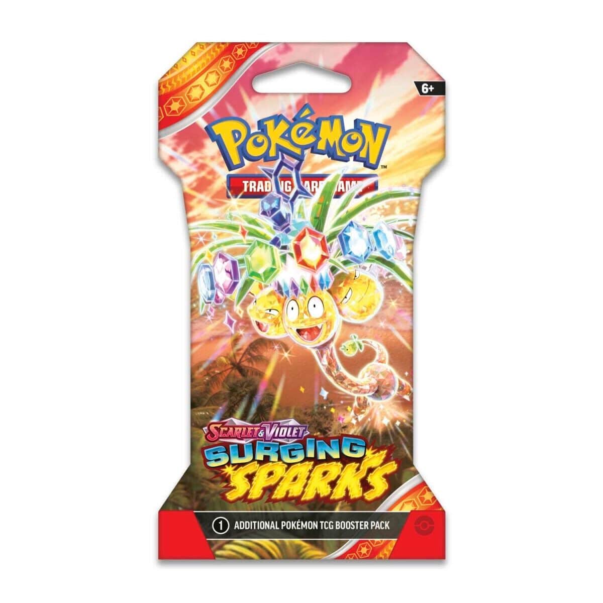 Pokemon TCG Surging Sparks Sleeved - Booster Packs SET OF 4 – Authentic Japanese Pokemon Cards
