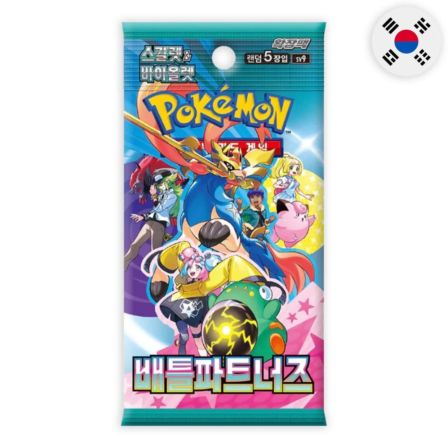 Japanese Pokemon TCG Korean Battle Partners SV9 Booster Box – Rare & Exclusive Cards