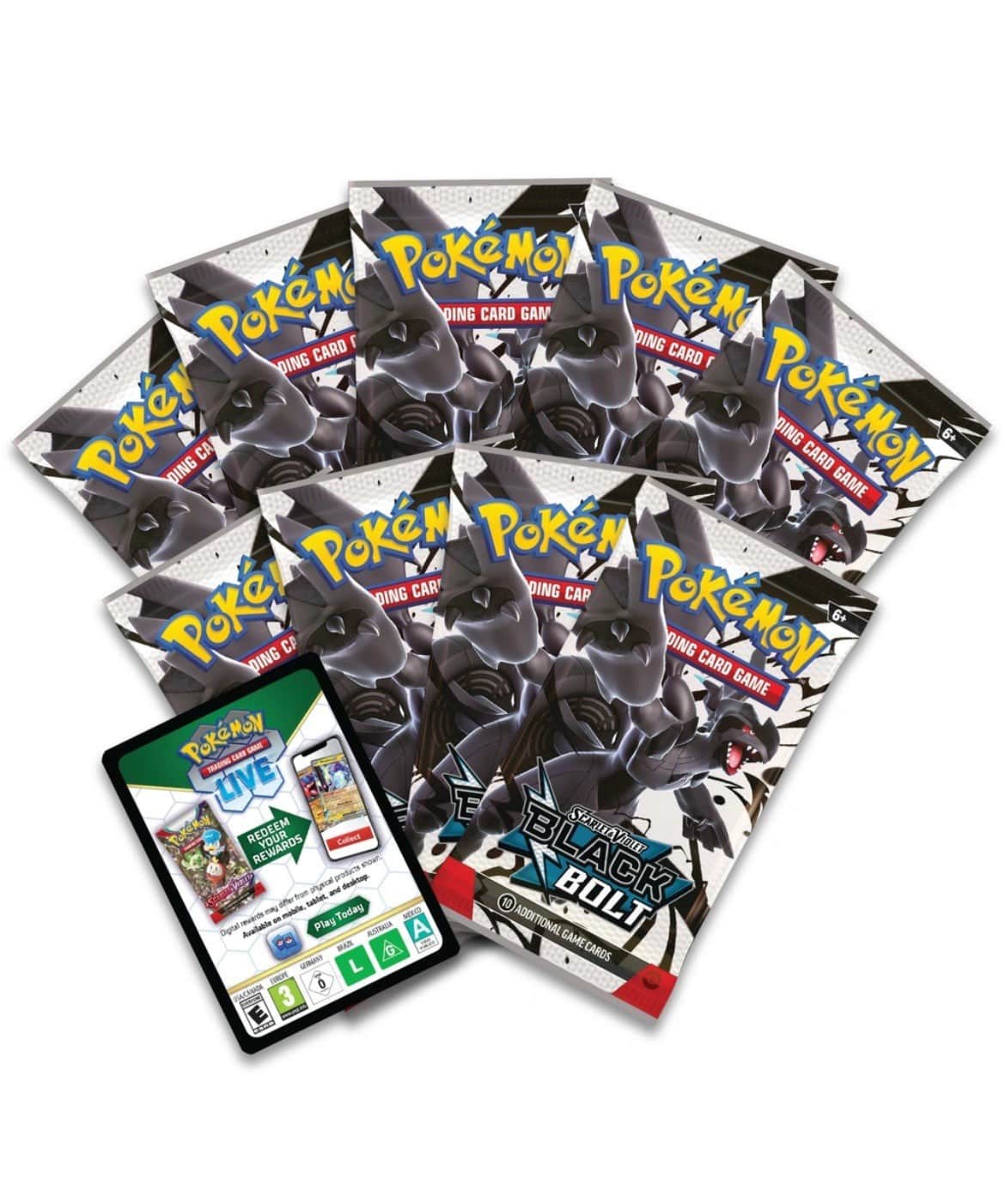 Pokemon TCG Scarlet & Violet - Black Bolt Elite Trainer Box ETB – Complete Trainer Kit with Accessories