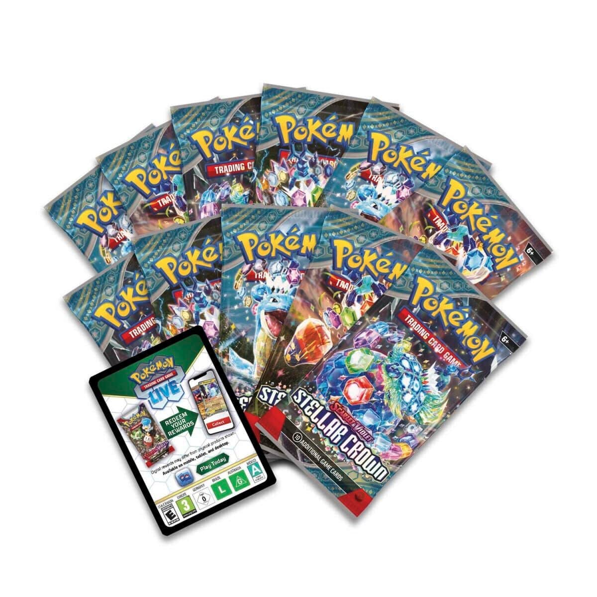 Pokemon TCG Scarlet & Violet - Stellar Crown Pokemon Center Elite Trainer Box – Complete Trainer Kit with Accessories