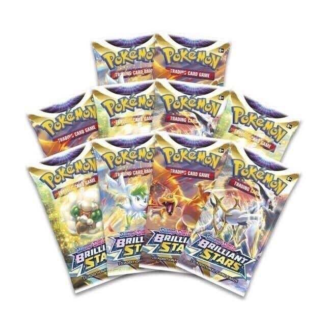 Pokemon TCG Sword & Shield Brilliant Stars Pokemon Center Elite Trainer Box – Complete Trainer Kit with Accessories