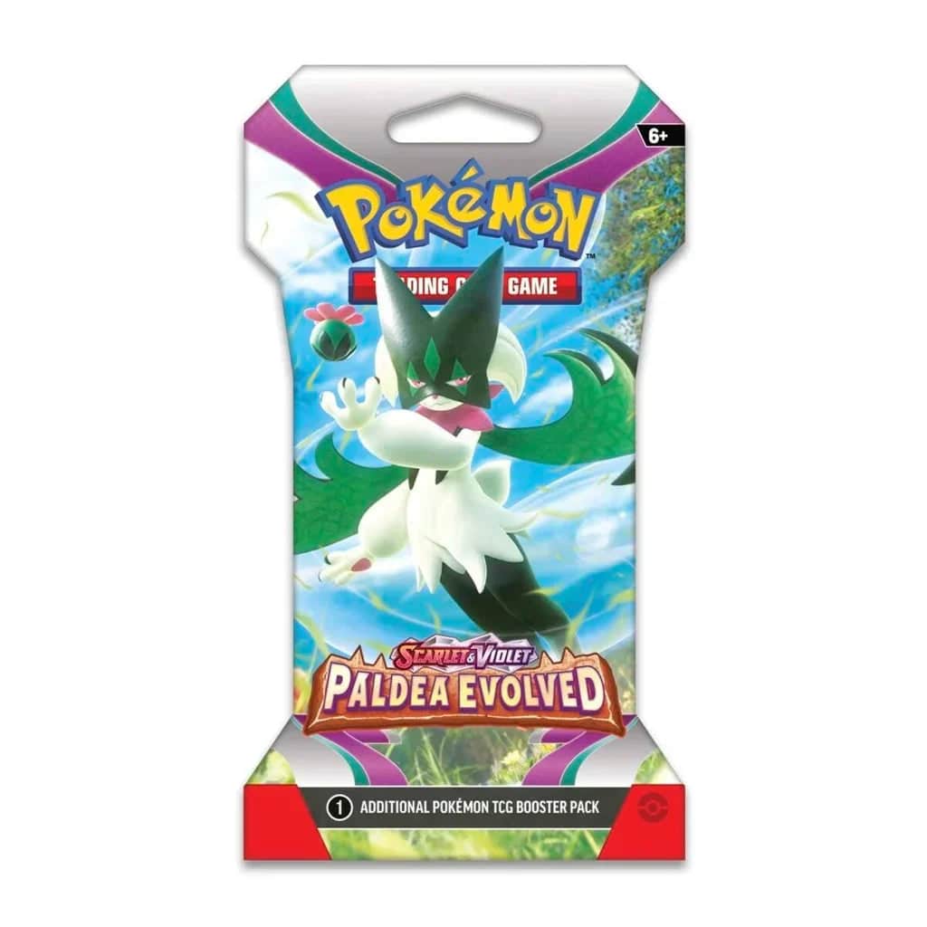 Pokemon Scarlet & Violet Paldea Evolved Blister Pack 144 Pack Case – Official Pokemon TCG Product